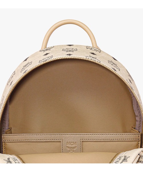 MCM(エムシーエム)の「STARK VI バックパック スモール(バックパック/リュック・レディース・ピンク/ベージュ/ホワイト・ONE SIZE)」の18枚目の写真