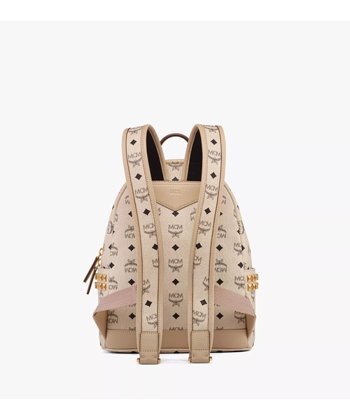 MCM(エムシーエム)の「STARK VI バックパック スモール(バックパック/リュック・レディース・ピンク/ベージュ/ホワイト・ONE SIZE)」の17枚目の写真