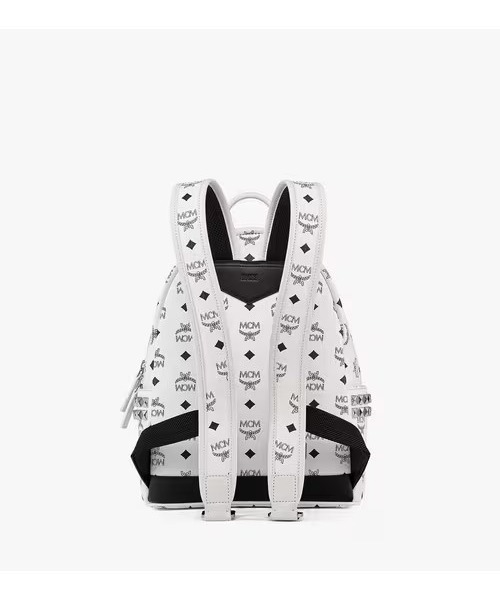 MCM(エムシーエム)の「STARK VI バックパック スモール(バックパック/リュック・レディース・ピンク/ベージュ/ホワイト・ONE SIZE)」の7枚目の写真