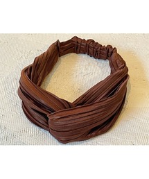 Kinema アーガイルヘアバンド ブラウン border hair band – Maison Kinema