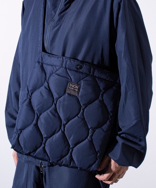 TAION（タイオン）の「【TAION/タイオン】ミリタリー クロスボディダウンバッグ M ショルダーバッグ（ショルダーバッグ・メンズ・ブラック/ダークオリーブ/ネイビー/セージグリーン/ダークグリーン・FREE）」の5枚目の写真