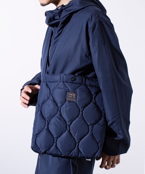 TAION（タイオン）の「【TAION/タイオン】ミリタリー クロスボディダウンバッグ M ショルダーバッグ（ショルダーバッグ・メンズ・ブラック/ダークオリーブ/ネイビー/セージグリーン/ダークグリーン・FREE）」の14枚目の写真