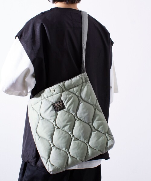 TAION（タイオン）の「【TAION/タイオン】ミリタリー クロスボディダウンバッグ M ショルダーバッグ（ショルダーバッグ・メンズ・ブラック/ダークオリーブ/ネイビー/セージグリーン/ダークグリーン・FREE）」の19枚目の写真