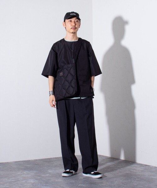 TAION（タイオン）の「【TAION/タイオン】ミリタリー クロスボディダウンバッグ M ショルダーバッグ（ショルダーバッグ・メンズ・ブラック/ダークオリーブ/ネイビー/セージグリーン/ダークグリーン・FREE）」の6枚目の写真