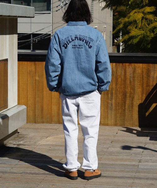 BILLABONG(ビラボン)の「BILLABONG メンズ 【INDIGO COLLECTION】 DENIM ZIP COATCH ジャケット 【2025年春夏モデル】/ビラボンデニムコーチジャケット(ブルゾン・メンズ・インディゴブルー/ブルー・X-LARGE/LARGE/MEDIUM)」の4枚目の写真