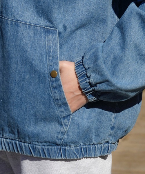 BILLABONG(ビラボン)の「BILLABONG メンズ 【INDIGO COLLECTION】 DENIM ZIP COATCH ジャケット 【2025年春夏モデル】/ビラボンデニムコーチジャケット(ブルゾン・メンズ・インディゴブルー/ブルー・X-LARGE/LARGE/MEDIUM)」の10枚目の写真