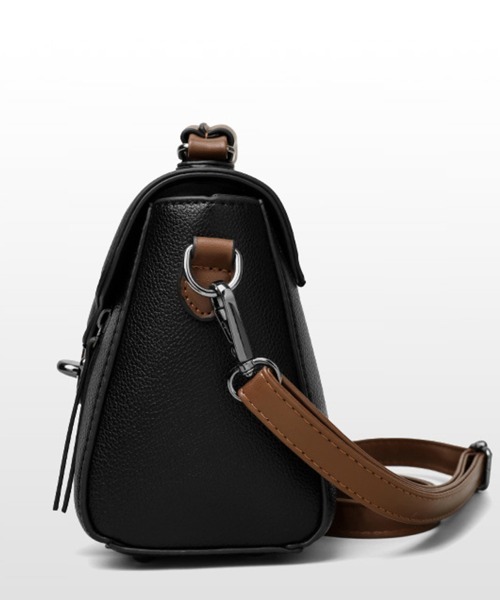 Miniministore（ミニミニストア）の「ショルダーバッグ レディース PUレザー（ショルダーバッグ・レディース・ブラック/ダークベージュ/ダークブルー・FREE）」の15枚目の写真