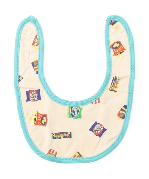 BREEZE（ブリーズ）の「リバーシブルスタイ　マイファーストブリーズ（スタイ/よだれかけ・キッズ・レッド/イエロー/ブラック/アイボリー/オレンジ/レインボー/ミント/ロイヤルブルー・80）」の2枚目の写真