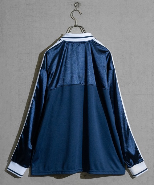 JOHN'S CLOSET（ジョンズクローゼット）の「【13】グロッシー ユニフォームデザイン ゲームTシャツ（Tシャツ/カットソー・メンズ・ブラック/ネイビー/グレー・MEDIUM/SMALL/LARGE）」の6枚目の写真