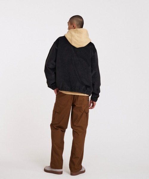 NIKE(ナイキ)の「ナイキ メンズ ハリントン ジャケット / Nike Sportswear Men's Harrington Jacket HV4774-045 Off Noir(ブルゾン・メンズ・ブラック系その他・2XL/L/M/S/XL)」の4枚目の写真