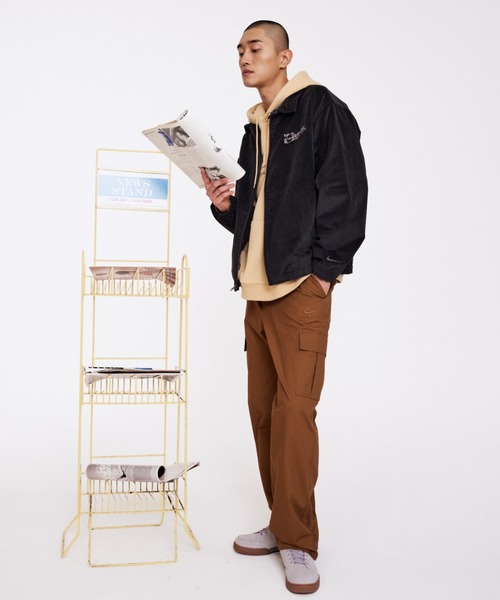 NIKE(ナイキ)の「ナイキ メンズ ハリントン ジャケット / Nike Sportswear Men's Harrington Jacket HV4774-045 Off Noir(ブルゾン・メンズ・ブラック系その他・2XL/L/M/S/XL)」の5枚目の写真