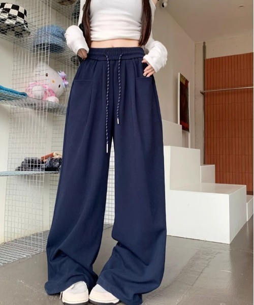 Per sist ence（パーシエンス）の「ルーズスウェットパンツ（スウェットパンツ・レディース・グレー/ネイビー/ブラック・LARGE/MEDIUM）」の13枚目の写真
