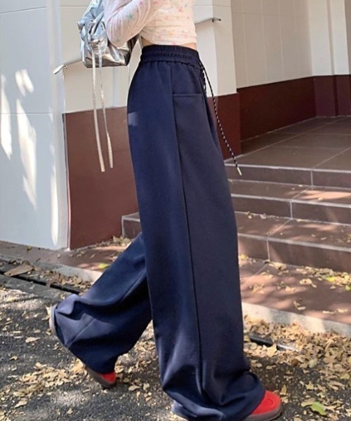 Per sist ence（パーシエンス）の「ルーズスウェットパンツ（スウェットパンツ・レディース・グレー/ネイビー/ブラック・LARGE/MEDIUM）」の15枚目の写真