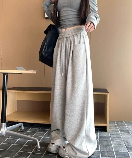 Per sist ence（パーシエンス）の「ルーズスウェットパンツ（スウェットパンツ・レディース・グレー/ネイビー/ブラック・LARGE/MEDIUM）」の9枚目の写真