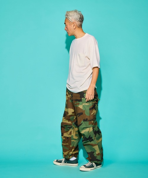 BURLAP OUTFITTER(バーラップアウトフィッター)の「S/S MERINO POCKET TEE/ ショートスリーブ メリノ ポケット ティー(Tシャツ/カットソー・メンズ・ブラック/ネイビー/ヘザーグレー/オフホワイト・LARGE/MEDIUM)」の7枚目の写真