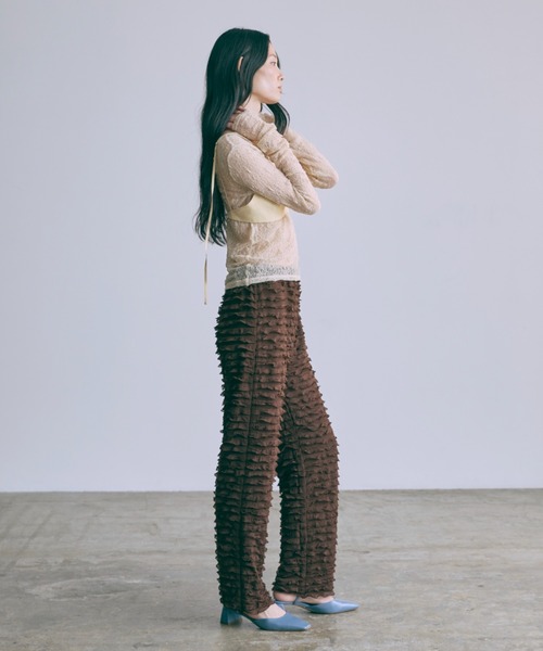 EN NEUME(エンノイム)の「Frill Pants(その他パンツ・レディース・ブラウン/ピンク/ブラック・1/0)」の22枚目の写真