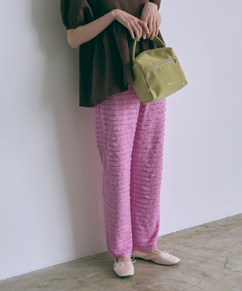 EN NEUME(エンノイム)の「Frill Pants(その他パンツ・レディース・ブラウン/ピンク/ブラック・1/0)」の15枚目の写真
