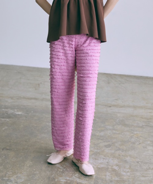 EN NEUME(エンノイム)の「Frill Pants(その他パンツ・レディース・ブラウン/ピンク/ブラック・1/0)」の16枚目の写真