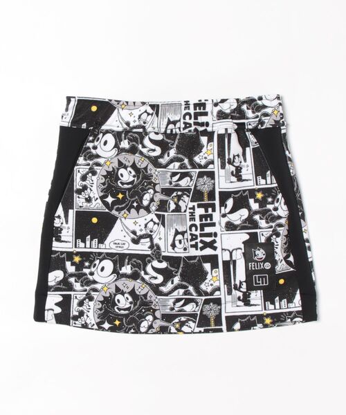 Loudmouth(ラウドマウス)の「【Loudmouth/ラウドマウス】レディースコラボダンボールニットスカート FELIX/フィリックスコラボ企画 ゴルフ(スカート・レディース・ホワイト/ブラック・MEDIUM/LARGE/LL/SMALL)」の19枚目の写真