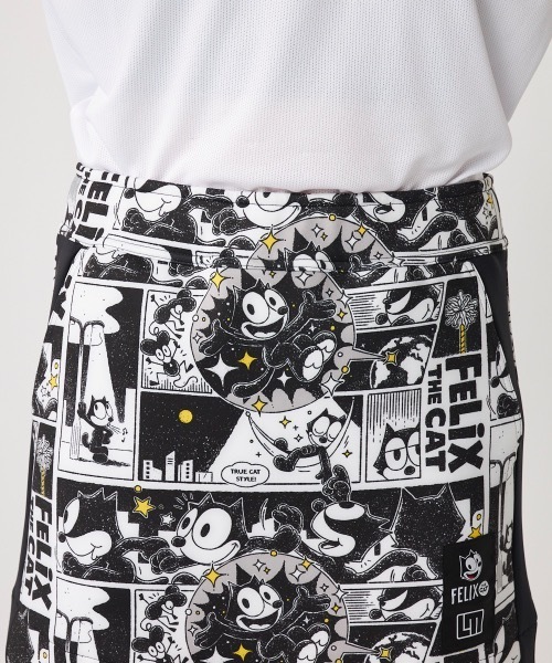 Loudmouth(ラウドマウス)の「【Loudmouth/ラウドマウス】レディースコラボダンボールニットスカート FELIX/フィリックスコラボ企画 ゴルフ(スカート・レディース・ホワイト/ブラック・MEDIUM/LARGE/LL/SMALL)」の14枚目の写真