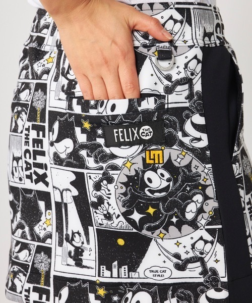 Loudmouth(ラウドマウス)の「【Loudmouth/ラウドマウス】レディースコラボダンボールニットスカート FELIX/フィリックスコラボ企画 ゴルフ(スカート・レディース・ホワイト/ブラック・MEDIUM/LARGE/LL/SMALL)」の16枚目の写真