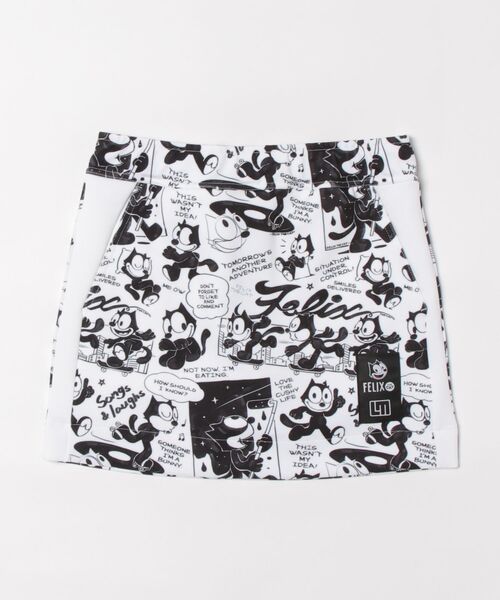 Loudmouth(ラウドマウス)の「【Loudmouth/ラウドマウス】レディースコラボダンボールニットスカート FELIX/フィリックスコラボ企画 ゴルフ(スカート・レディース・ホワイト/ブラック・MEDIUM/LARGE/LL/SMALL)」の20枚目の写真