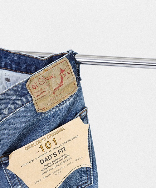 orSlow（オアスロウ）の「Orslow / オアスロウ： 別注 101 DAD'S FIT DENIM PANTS USED：ONLYARK-0-3029[STD]（デニムパンツ・メンズ・ブルー系その他・L/M）」の12枚目の写真
