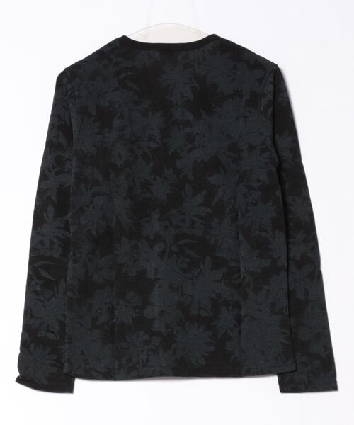B.I.D.(ビーアイディー)の「《Growth by Grail》ワントーンボタニカルデザイン Vネックカット(Tシャツ/カットソー・メンズ・ネイビー/ワインレッド/ホワイト・LARGE/MEDIUM)」の4枚目の写真