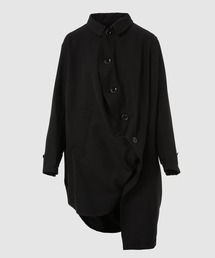 BALL POLYESTER SOUTIEN COLLAR COAT