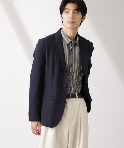 NANO universe（ナノユニバース）の「ライトウェイトストレッチ ジャケット（テーラードジャケット・メンズ・ブラック/ネイビー/カーキ・S/M/L/XL）」の18枚目の写真