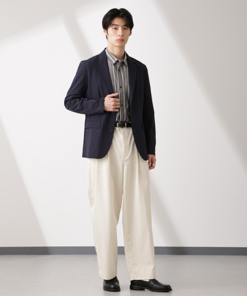 NANO universe（ナノユニバース）の「ライトウェイトストレッチ ジャケット（テーラードジャケット・メンズ・ブラック/ネイビー/カーキ・S/M/L/XL）」の13枚目の写真