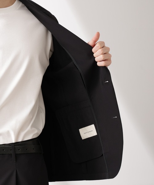NANO universe（ナノユニバース）の「ライトウェイトストレッチ ジャケット（テーラードジャケット・メンズ・ブラック/ネイビー/カーキ・S/M/L/XL）」の5枚目の写真