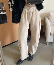 イージースウェットワイドパンツ