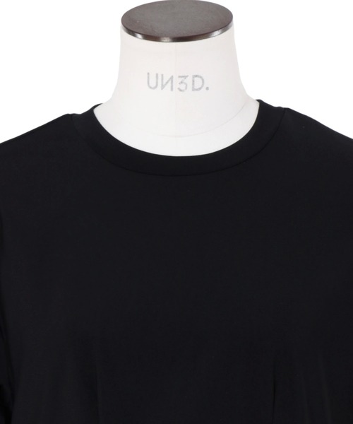 UN3D.（アンスリード）の「UN3D./アンスリード/HOLE DETAIL T-SH/ホールディテールティーシャツ/5225227011（Tシャツ/カットソー・レディース・インディゴブルー・36）」の5枚目の写真