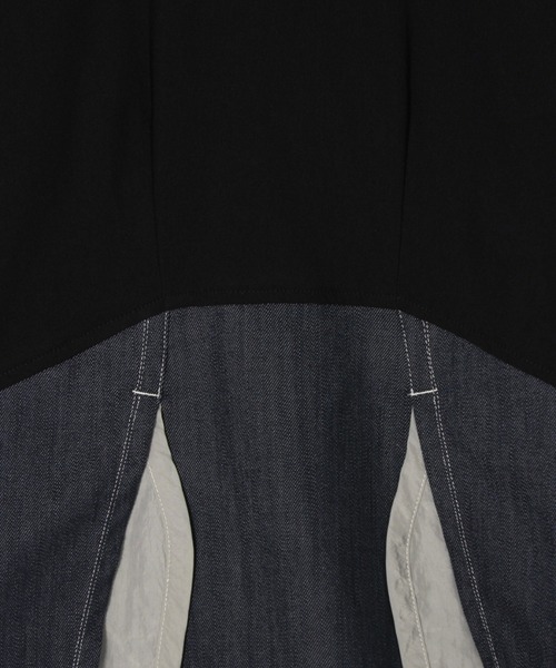 UN3D.（アンスリード）の「UN3D./アンスリード/HOLE DETAIL T-SH/ホールディテールティーシャツ/5225227011（Tシャツ/カットソー・レディース・インディゴブルー・36）」の2枚目の写真