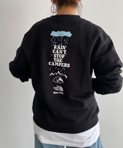 THE NORTH FACE(ザノースフェイス)の「【THE NORTH FACE KIDS】K's CAMP EVERY DAY SWEATSHIRTS(スウェット・レディース・アイボリー/ブラック/グレー・FREE)」の2枚目の写真