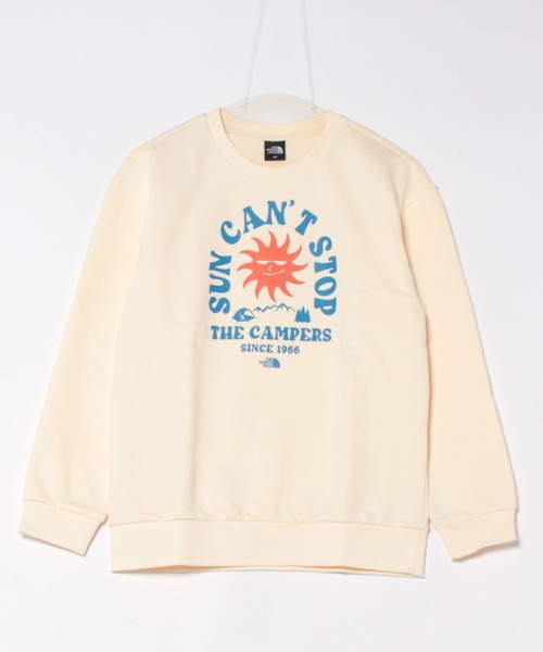 THE NORTH FACE(ザノースフェイス)の「【THE NORTH FACE KIDS】K's CAMP EVERY DAY SWEATSHIRTS(スウェット・レディース・アイボリー/ブラック/グレー・FREE)」の5枚目の写真