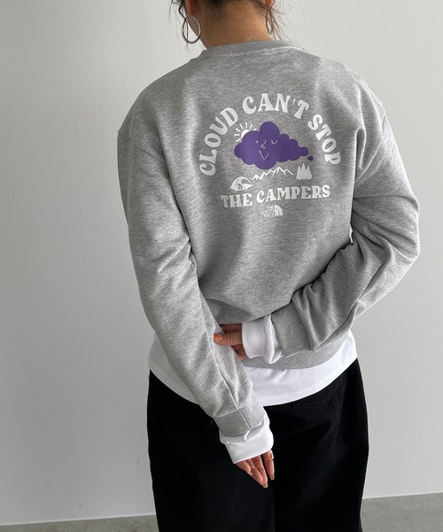 THE NORTH FACE(ザノースフェイス)の「【THE NORTH FACE KIDS】K's CAMP EVERY DAY SWEATSHIRTS(スウェット・レディース・アイボリー/ブラック/グレー・FREE)」の11枚目の写真