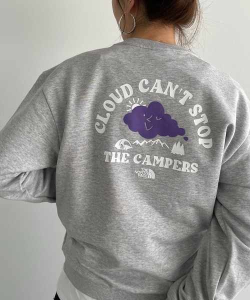 THE NORTH FACE(ザノースフェイス)の「【THE NORTH FACE KIDS】K's CAMP EVERY DAY SWEATSHIRTS(スウェット・レディース・アイボリー/ブラック/グレー・FREE)」の12枚目の写真
