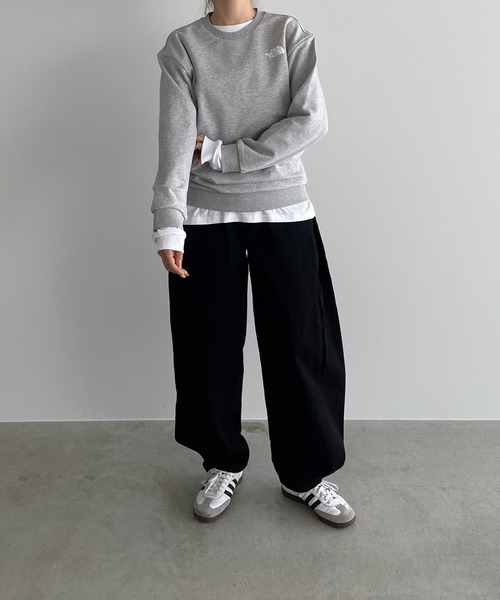 THE NORTH FACE(ザノースフェイス)の「【THE NORTH FACE KIDS】K's CAMP EVERY DAY SWEATSHIRTS(スウェット・レディース・アイボリー/ブラック/グレー・FREE)」の13枚目の写真