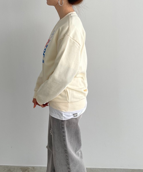 THE NORTH FACE(ザノースフェイス)の「【THE NORTH FACE KIDS】K's CAMP EVERY DAY SWEATSHIRTS(スウェット・レディース・アイボリー/ブラック/グレー・FREE)」の17枚目の写真