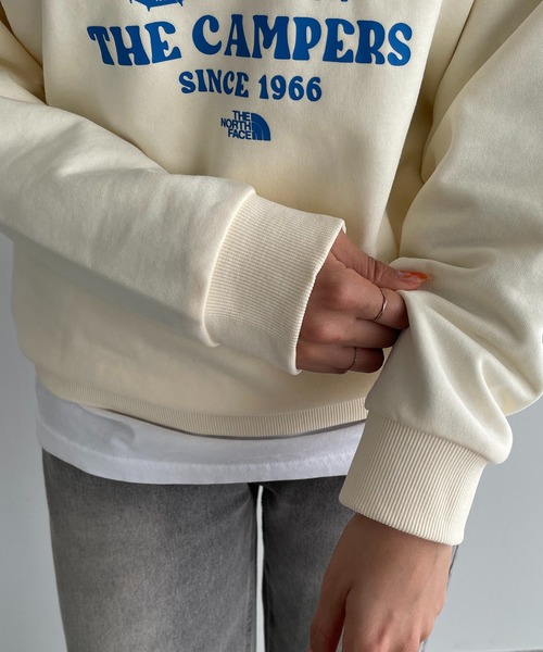 THE NORTH FACE(ザノースフェイス)の「【THE NORTH FACE KIDS】K's CAMP EVERY DAY SWEATSHIRTS(スウェット・レディース・アイボリー/ブラック/グレー・FREE)」の22枚目の写真