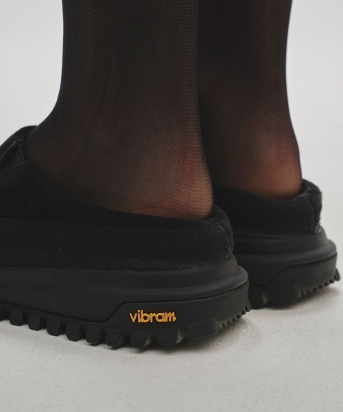 TODAYFUL（トゥデイフル）の「TODAYFUL　Vibramsole Leather Sabot ビブラムソールレザーサボ/12521002（その他シューズ・レディース・ブラック・38/36/37）」の2枚目の写真