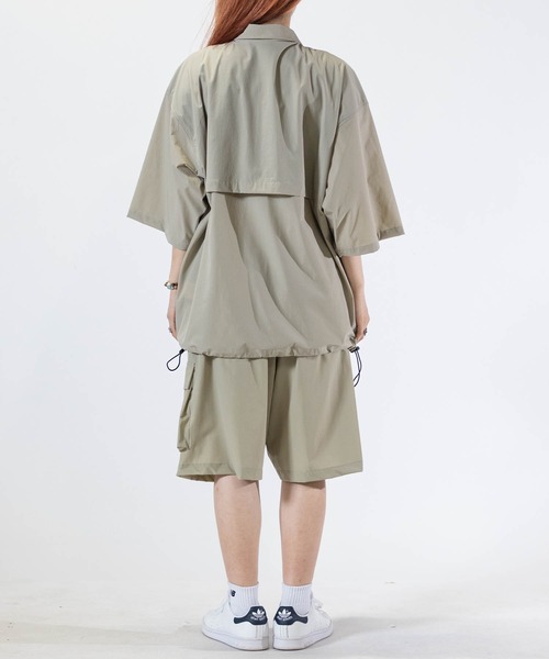 THRASHER(スラッシャー)の「【at】〔THRASHER/スラッシャー〕NYLON S/S SHIRT ストレッチナイロン ベンチレーションシャツ(シャツ/ブラウス・メンズ・ブラック/グレイッシュベージュ/カーキ・MEDIUM/LARGE)」の18枚目の写真