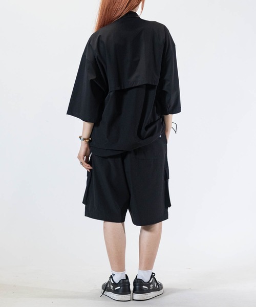 THRASHER(スラッシャー)の「【at】〔THRASHER/スラッシャー〕NYLON S/S SHIRT ストレッチナイロン ベンチレーションシャツ(シャツ/ブラウス・メンズ・ブラック/グレイッシュベージュ/カーキ・MEDIUM/LARGE)」の12枚目の写真