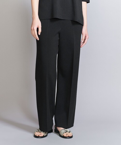 BEAUTY&YOUTH UNITED ARROWS(ビューティーアンドユースユナイテッドアローズ)の「ストレート ニットパンツ -ウォッシャブル-(その他パンツ・レディース・ダークブラウン/ベージュ/ブラック・S/M)」の6枚目の写真
