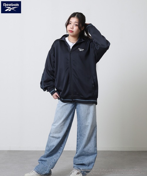 送料込 Reebok トラックジャケット パンツ セットアップ 上下 リーボック トレーニング エッセンシャルズ パイピング トラック スーツ