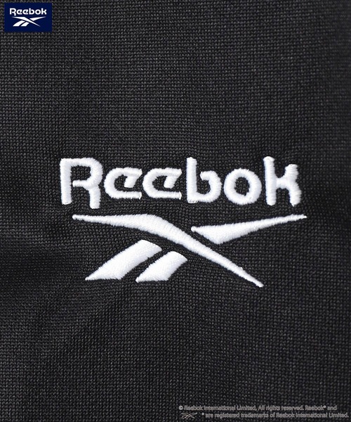 Reebok（リーボック）の「【REEBOK】 トラックジャケット / ジャージ 袖ライン ロゴ刺繍 【セットアップ可能】（ジャージ・レディース・チャコール/ネイビー/サックスブルー/ブラック・MEDIUM/LARGE/X-LARGE）」の9枚目の写真