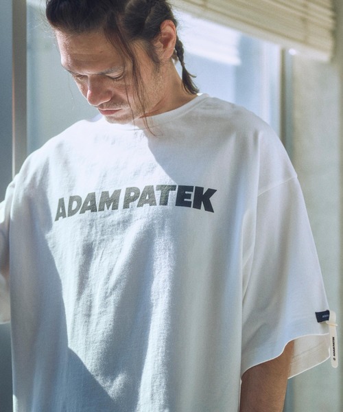 ADAM PATEK(アダムパテック)の「mt9511-basic logo short sleeve T Tシャツ(Tシャツ/カットソー・メンズ・ブラック/ホワイト/パープル/オレンジ・2/1)」の2枚目の写真