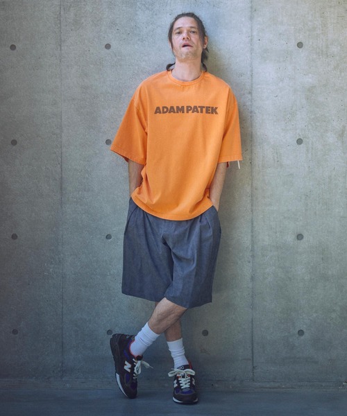 ADAM PATEK(アダムパテック)の「mt9511-basic logo short sleeve T Tシャツ(Tシャツ/カットソー・メンズ・ブラック/ホワイト/パープル/オレンジ・2/1)」の16枚目の写真